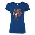 thumbnail image 2 of Wild Bobby, Betty Boop Winking Girl Power Femenist Betty Boop Womens Slim Fit Junior Tee, Royal, XX-Large, 2 of 5