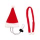 thumbnail image 2 of Jacenvly - Nuevos regalos para el Día del Padre - Gorro navideño con cierre elástico - Gorro pequeño rojo y verde - Bufanda - Babero rojo, blanco, rojo y verde - Tapete para arena de gato -, 2 of 8