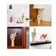thumbnail image 5 of Mano de madera realista con dedos flexibles, modelo articulado, mano de maniquí, modelo de mano de artista seccionado oponible para dibujo artístico, derecha, 5 of 5