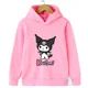 thumbnail image 3 of Sudadera informal de calle kawaii con dibujos animados de Hello Kitty Kuromi para niños y niñas de 3 a 14 años, sudadera con capucha para deportes al aire libre para niños, 3 of 5