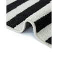 thumbnail image 7 of Unique Loom Williamsburg Collection Area Rug - Striped (5' 3" Round Black/Ivory), 7 of 7