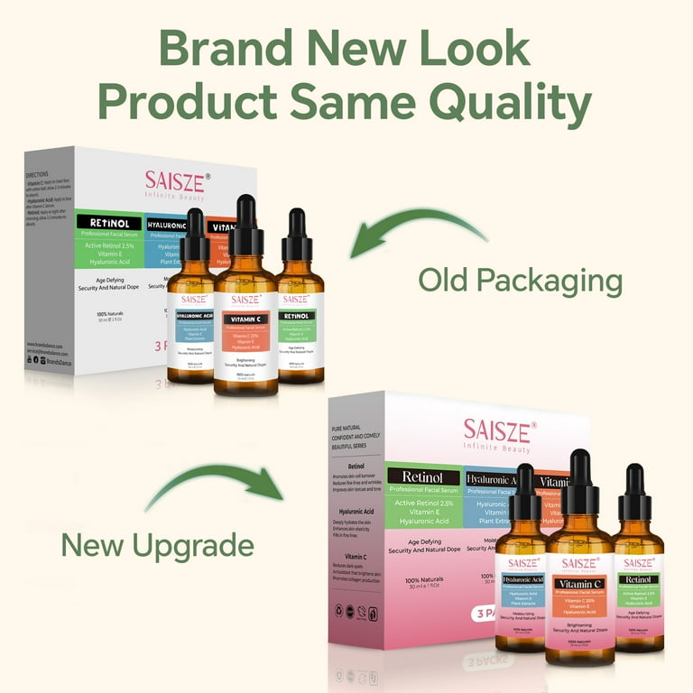 Vitamin C Face Serum 3本セット Saisze Vitamin C Serum Kit Face Serum Facial Serum Anti Aging for