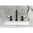 thumbnail image 3 of Kingston Brass KB1970BPL Bel-Air Widespread Bathroom Faucet with Brass Pop-Up, Matte Black, 3 of 7