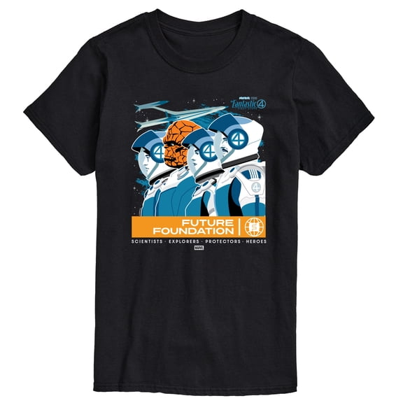 Fantastic Four - Retro Poster - Men's Short Sleeve Graphic T-Shirt