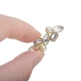 thumbnail image 3 of Unique Bargains 2 Pcs Shoelace Charms Faux Pearl Glass Diamonds Fashion Shoe Accessories Gold Tone White, 3 of 5