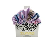 Zumma Adjustable Satin Sleep Cap, Pink Multicolor Print