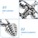 thumbnail image 5 of ColoMX Potente llavero masculino Llavero colgante con mancuernas de mano Llavero deportivo para levantamiento de pesas y accesorios de fitness para hombres Llavero motivacional, 5 of 7