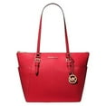 thumbnail image 3 of Michael Kors Women's Charlotte Large Saffiano Leather Top-Zip Tote Bag 35T0GCFT7L-Bred, 3 of 6
