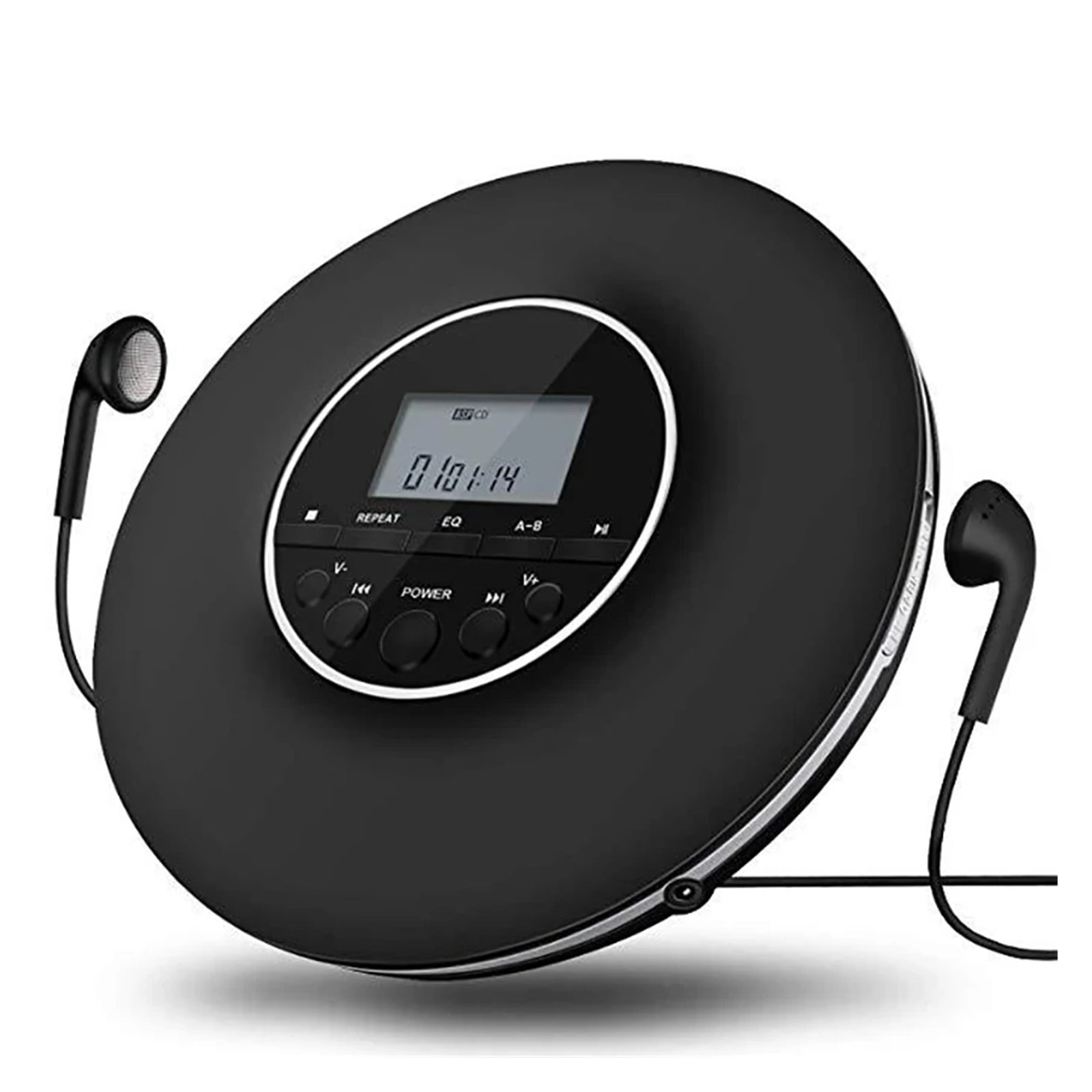 Portable CD Player, for Adults Students Kids Personal Compact Disc CD Player, Music Reproductor