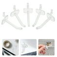 thumbnail image 1 of HINTRMENT Garage Pegboard Hooks 50PCS Transparent Plastic with Firm Grip for Display Purposes in Stores, 1 of 8