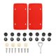 thumbnail image 3 of Marco De Silicona Para Matrícula Con Kit De Accesorios De Tornillo Soporte Para Matrícula Con Orificios De Drenaje Para Modelos De Coches Norteamericanos 2 Uds. Sweethay VI009581-04, 3 of 7