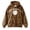 A01-Coffee, variant on Leopard Print Pet Hoodie, Unisex Hooded Sweatshirt with Front Pouch for Small Cats and Dogs, Casual Pullover for Walking and Travel