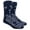 Navy, variant on Couver Unisex Bandana Socks/ Mid-Calf Crew Socks - Black&nbsp;