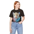 thumbnail image 2 of Cheetah Graphic Unisex 100 Cotton Artwork Tee 9, 2 of 15