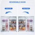 thumbnail image 3 of Bingirl Réfrigérateur Compact à Porte Simple de 3,2 Pi3 avec Congélateur - Mini-Frigo, 3 of 7