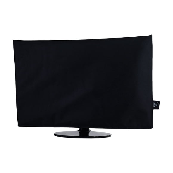 Protect'em Padded up to 50" TV or Monitor Dust Cover Black Premium Polyester | Custom Made Protection Cover