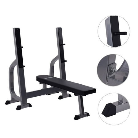Costway Weight Lifting Flat Bench Fitness Workout Sit Up Board Home Exercise Gym, new weight bench,exercising equipment for home,weight bench for tall person
