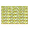 thumbnail image 1 of Lemon Cutting Board, Dotted Fresh Citrus Fruits Pattern with Horizontal Stripes with Summer Season Colors, Decorative Tempered Glass Cutting and Serving Board, in 3 Sizes, by Ambesonne, 1 of 2