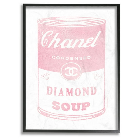 The Stupell Home Decor Collection Fashion Diamond Soup Wall Art