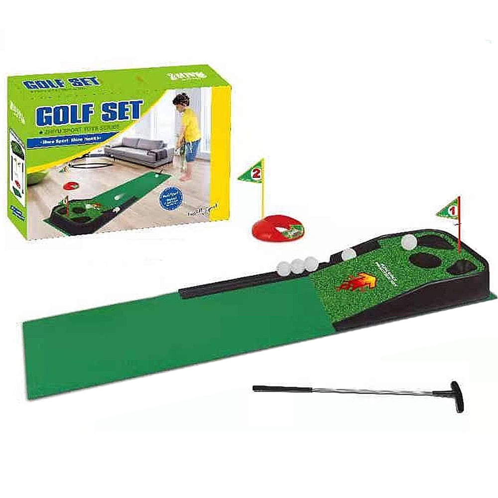 Toddler Mini Golf Set Indoor Outdoor Toy Clubs Kids Sports Balls Game