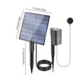 thumbnail image 4 of qifei Solar Powered Pond Oxygen Pump Solar Air Pump Aerator Pump for Pond Fish, 4 of 7