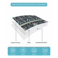 thumbnail image 5 of Black Teal Purple Southwestern Full Size Down Alternative Comforter,Lightweight Comforter Quilt Bedding Set with Pillow Shams Modern Geometric Abstract Art Bed Comforter Duvet Insert 78"x90", 5 of 7