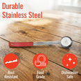 thumbnail image 2 of Habanerofire Solid Portion Control Serving Spoons 2oz Metal Ladle, Pack of 12, 2 of 8