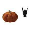 thumbnail image 1 of Almohada De Peluche De Calabaza De Halloween Y Estatua De Gesto De Mano De Roca, Cojín Decorativo Creativo Para Sofá Y Escultura De Mano Para Decoración De Dormitorio Y Apartamento., 1 of 8
