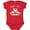 Red, variant on Inktastic Gigi's Girl Heart Flowers Girls Baby Bodysuit