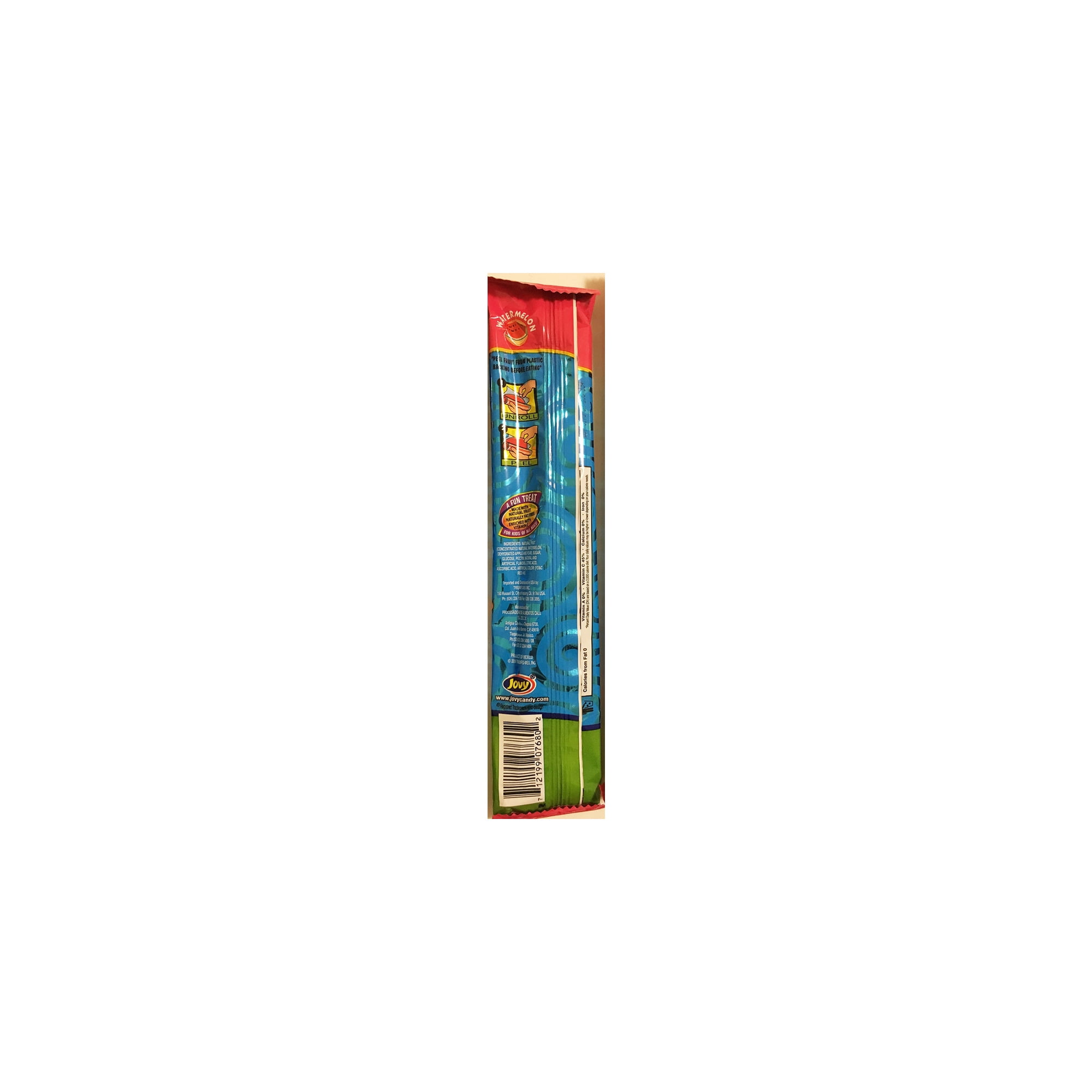 0.75oz Jovy Fruit Roll Snack, Watermelon (Pack of 18)