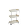 thumbnail image 1 of VONKY 2/3/4 Layer Gap Storage Rack Kitchen Slim Slide Tower Movable Assemble Plastic Bathroom Shelf Wheels Space Saving Organizer, 1 of 9