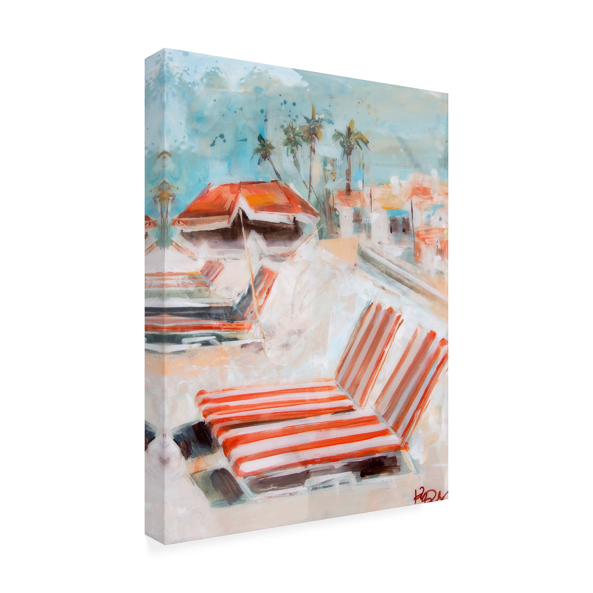 Trademark Fine Art 'The Lounge' Canvas Art by Kym De Los Reyes
