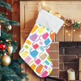thumbnail image 5 of Coolnut Christmas Stocking Personalized Cat Large Candy Stocking Hanging Gift Xmas Stockings Decoration 1 PC for Family Holiday Party Ornaments Decor Fireplace, 5 of 7
