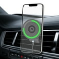 thumbnail image 2 of Car Wireless Charger,Fast Charging Mobile Phone Car Bracket,The Charger Tightly Locks The Dashboard Air Outlet,Rotate 360 Degrees,Suitable for iphone17,16,15,14,Android Phones, 2 of 6