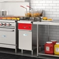 thumbnail image 5 of 40 lb. Commercial Electric Floor Fryer, 240V 3-Phase in Stainless-Steel (KM-FDF40-EE), 5 of 14