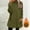 Green-a, variant on Fleece Sweatshirts for Women， Plus Size Pullover Tunic Tops with Pockets， Mock Turtleneck Fall Winter Warm Sweater