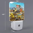 thumbnail image 2 of Sikiie Different Construction Site Vehicles Led Night Light, Warm White,Cool White Lights for Bathroom,Hallway,Bedroom, Kids Room-US, 2 of 7
