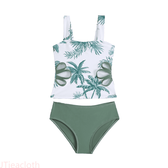 JTieacloth Girls Swimsuit Adjustable Straps Out Bathing Suit Girls Swimwear,Sizes 9-10 Years