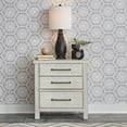 thumbnail image 2 of Liberty Furniture Industies, INC Modern Farmhouse 3 Drawer Night Stand in Flea Market White w/ Heavy Distressing, 2 of 7