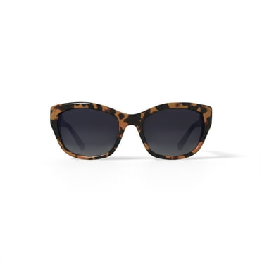 FLOWER Women's Rx'able Polarized Fashion Sunglasses, FLR1007P, Chloe, Tortoise, 53-16-140, with Case