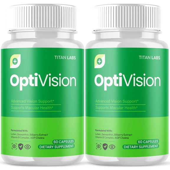 OptiVision Advanced Formula Eye Health Supplement Pills for Vision Care Opti Vision 120 Capsules