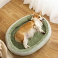 thumbnail image 1 of RKSTN Cat Bed Disassemble and Wash Pet Pad Wear-Resistant Anti-Skid Stripe Silk Cotton Basin Pet Nest Four Seasons Universal M, 1 of 6