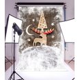 thumbnail image 3 of ABPHQTO Fondos de Navidad de 150x220cm para fotografía y alces de Navidad, accesorios de estudio de fondo de fotografía, 3 of 4
