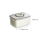 thumbnail image 3 of Contenedor de Alimentos para Refrigerador de Plástico con Cesta de Drenaje, 2500ml de Gran Capacidad, Caja de Almuerzo Hermética para Frutas, Verduras, Bocadillos, Picnic al Aire Libre, Color Blanco, 3 of 9