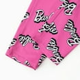 thumbnail image 5 of Barbie Pajamas Pants Women Pink Allover Logo Print Pajama Bottoms Sleepwear pants for Women Sizes 2-9Y, 5 of 9