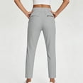 thumbnail image 3 of Njagoc3 Womens Travel Pants with Zipper Pockets Stretchy Work Pants Business Casual Slacks Golf Pants Dressy with Pockets, 3 of 5