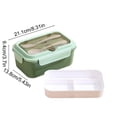 thumbnail image 3 of BUTASY Bento Box Light Lunch Box with High Inner Double Layered Compartment Lunch Box with Fork Spoon Convenient Microwave Lunch Box, 3 of 6