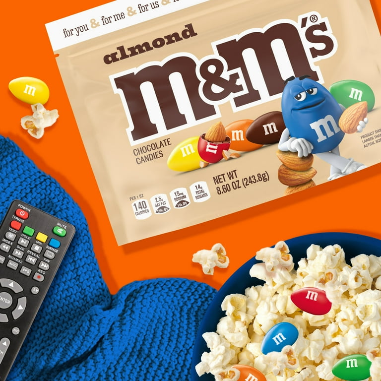 M&M's Family Pack Almond Milk Chocolate Candy, Sharing Size - 8.6