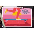 thumbnail image 3 of Life's A Ride Collection, Skateboarding, Let it Roll (12x18 Wall Art Poster, Room Decor), 3 of 3