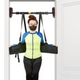 thumbnail image 4 of Back Stretcher Spinal Decompression Harness Adjustable Shoulder Strap Multiple Position Stretch Back Traction Device M, 4 of 6